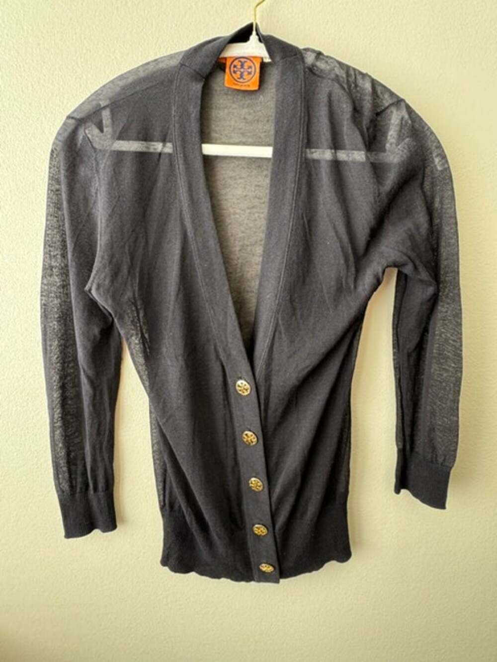 Tory Burch Simone Sheer Cardigan